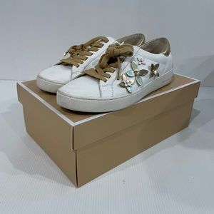 Michael Kors Womens Lola Leather Sneaker Sz 8M